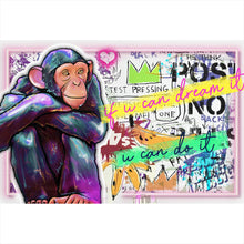 Lade das Bild in den Galerie-Viewer, Poster Pop Art Monkey Dream Querformat