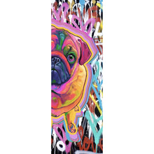 Lade das Bild in den Galerie-Viewer, Leinwandbild Pop Art Mops Panorama Hoch