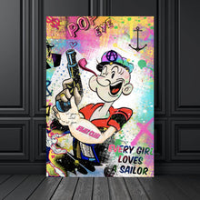 Lade das Bild in den Galerie-Viewer, Poster Pop Art Pop Eye Hochformat