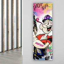 Lade das Bild in den Galerie-Viewer, Leinwandbild Pop Art Pop Eye Panorama Hoch