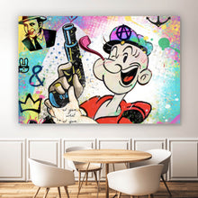 Lade das Bild in den Galerie-Viewer, Aluminiumbild Pop Art Pop Eye Querformat