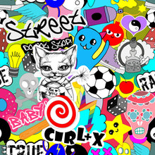 Lade das Bild in den Galerie-Viewer, Poster Pop Art Straßenkunst Quadrat