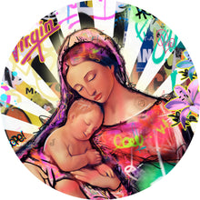 Lade das Bild in den Galerie-Viewer, Aluminiumbild Pop Art Virgin Kreis