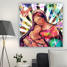 Lade das Bild in den Galerie-Viewer, Acrylglasbild Pop Art Virgin Quadrat