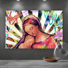 Lade das Bild in den Galerie-Viewer, Leinwandbild Pop Art Virgin Querformat
