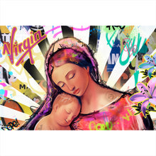 Lade das Bild in den Galerie-Viewer, Spannrahmenbild Pop Art Virgin Querformat