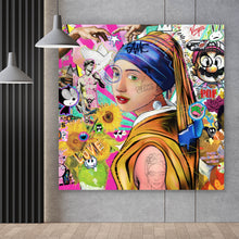 Lade das Bild in den Galerie-Viewer, Poster Pop Art Where is my Mind Comic Quadrat