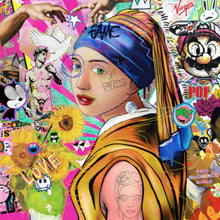 Lade das Bild in den Galerie-Viewer, Poster Pop Art Where is my Mind Comic Quadrat