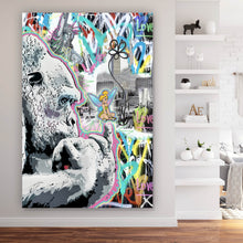 Lade das Bild in den Galerie-Viewer, Poster Pop Art Gorilla Comic Hochformat
