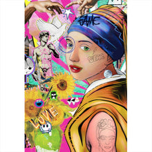 Lade das Bild in den Galerie-Viewer, Poster Pop Art Where is my Mind Comic Hochformat