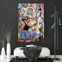 Lade das Bild in den Galerie-Viewer, Spannrahmenbild Seemann Pop Art Hochformat