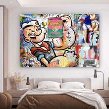 Lade das Bild in den Galerie-Viewer, Leinwandbild Seemann Pop Art Querformat