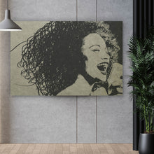 Lade das Bild in den Galerie-Viewer, Acrylglasbild Porträt im Retro Stil Querformat