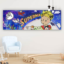 Lade das Bild in den Galerie-Viewer, Aluminiumbild Prinz Comic Pop Art Panorama