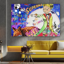 Lade das Bild in den Galerie-Viewer, Acrylglasbild Prinz Comic Pop Art Querformat