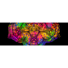 Lade das Bild in den Galerie-Viewer, Leinwandbild Psychedelisches Mandala Panorama