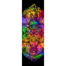 Lade das Bild in den Galerie-Viewer, Leinwandbild Psychedelisches Mandala Panorama Hoch