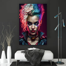 Lade das Bild in den Galerie-Viewer, Poster Punkiges Bad Girl Hochformat