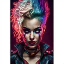 Lade das Bild in den Galerie-Viewer, Poster Punkiges Bad Girl Hochformat