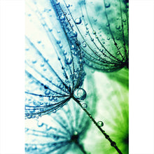Lade das Bild in den Galerie-Viewer, Spannrahmenbild Pusteblume mit Tau Hochformat