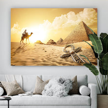 Lade das Bild in den Galerie-Viewer, Poster Pyramiden in Ägypten Querformat