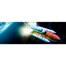 Lade das Bild in den Galerie-Viewer, Poster Raumschiff im Kosmos Panorama