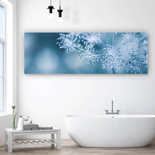 Lade das Bild in den Galerie-Viewer, Spannrahmenbild Raureif am Morgen Panorama