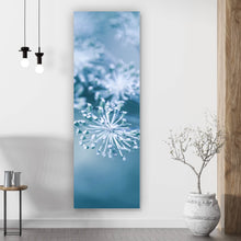 Lade das Bild in den Galerie-Viewer, Spannrahmenbild Raureif am Morgen Panorama Hoch