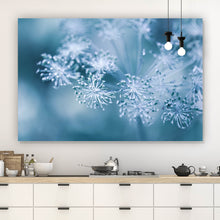 Lade das Bild in den Galerie-Viewer, Spannrahmenbild Raureif am Morgen Querformat