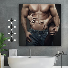 Lade das Bild in den Galerie-Viewer, Aluminiumbild Reizvolles Paar Quadrat