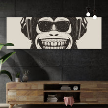 Lade das Bild in den Galerie-Viewer, Poster Retro Affe Panorama