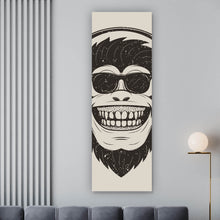 Lade das Bild in den Galerie-Viewer, Poster Retro Affe Panorama Hoch