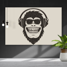 Lade das Bild in den Galerie-Viewer, Poster Retro Affe Querformat