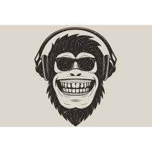 Lade das Bild in den Galerie-Viewer, Poster Retro Affe Querformat