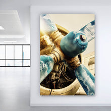 Lade das Bild in den Galerie-Viewer, Poster Retro Flugzeug No.1 Hochformat