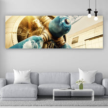 Lade das Bild in den Galerie-Viewer, Spannrahmenbild Retro Flugzeug No.1 Panorama