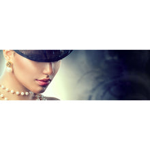 Lade das Bild in den Galerie-Viewer, Aluminiumbild gebürstet Retro Frauen Porträt Panorama