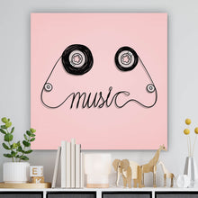 Lade das Bild in den Galerie-Viewer, Poster Retro Music Quadrat