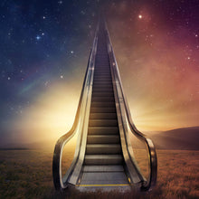 Lade das Bild in den Galerie-Viewer, Poster Rolltreppe zum Himmel Quadrat