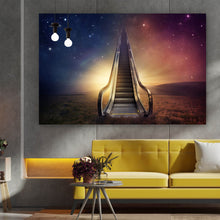 Lade das Bild in den Galerie-Viewer, Poster Rolltreppe zum Himmel Querformat