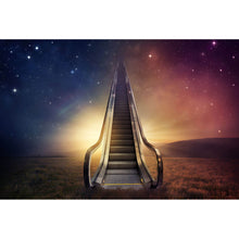 Lade das Bild in den Galerie-Viewer, Poster Rolltreppe zum Himmel Querformat