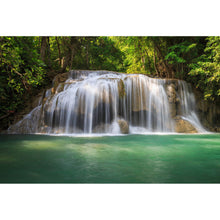 Lade das Bild in den Galerie-Viewer, Leinwandbild Romantischer Wasserfall Querformat