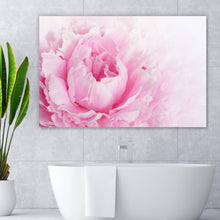 Lade das Bild in den Galerie-Viewer, Spannrahmenbild Pfingstrose Rosa Querformat