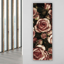 Lade das Bild in den Galerie-Viewer, Acrylglasbild Rosenbund Rosa Panorama Hoch