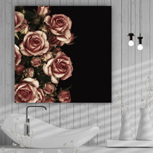 Lade das Bild in den Galerie-Viewer, Acrylglasbild Rosenbund Rosa Quadrat