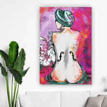 Lade das Bild in den Galerie-Viewer, Poster Rückenansicht einer Frau Abstrakt Hochformat