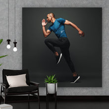 Lade das Bild in den Galerie-Viewer, Spannrahmenbild Run Quadrat
