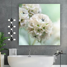 Lade das Bild in den Galerie-Viewer, Acrylglasbild Runde Blüten Quadrat