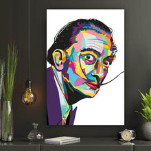 Lade das Bild in den Galerie-Viewer, Aluminiumbild gebürstet Salvador Dali Abstrakt Art Hochformat
