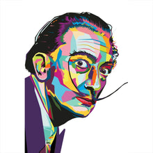 Lade das Bild in den Galerie-Viewer, Leinwandbild Salvador Dali Abstrakt Art Hochformat